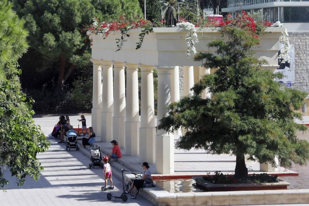 Tramo XI del jardín del Turia.