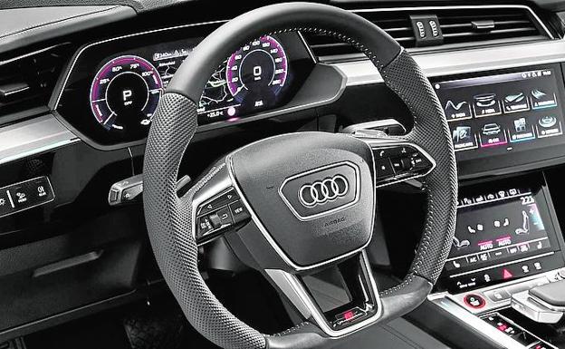 Espectacular interior de altísima calidad, como siempre en Audi.