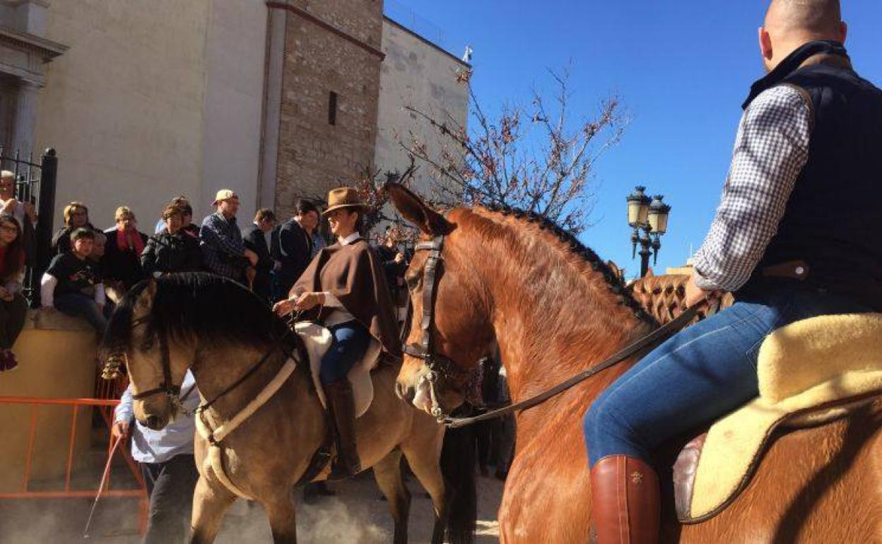 La tradicional bendición de animales en el municipio. 