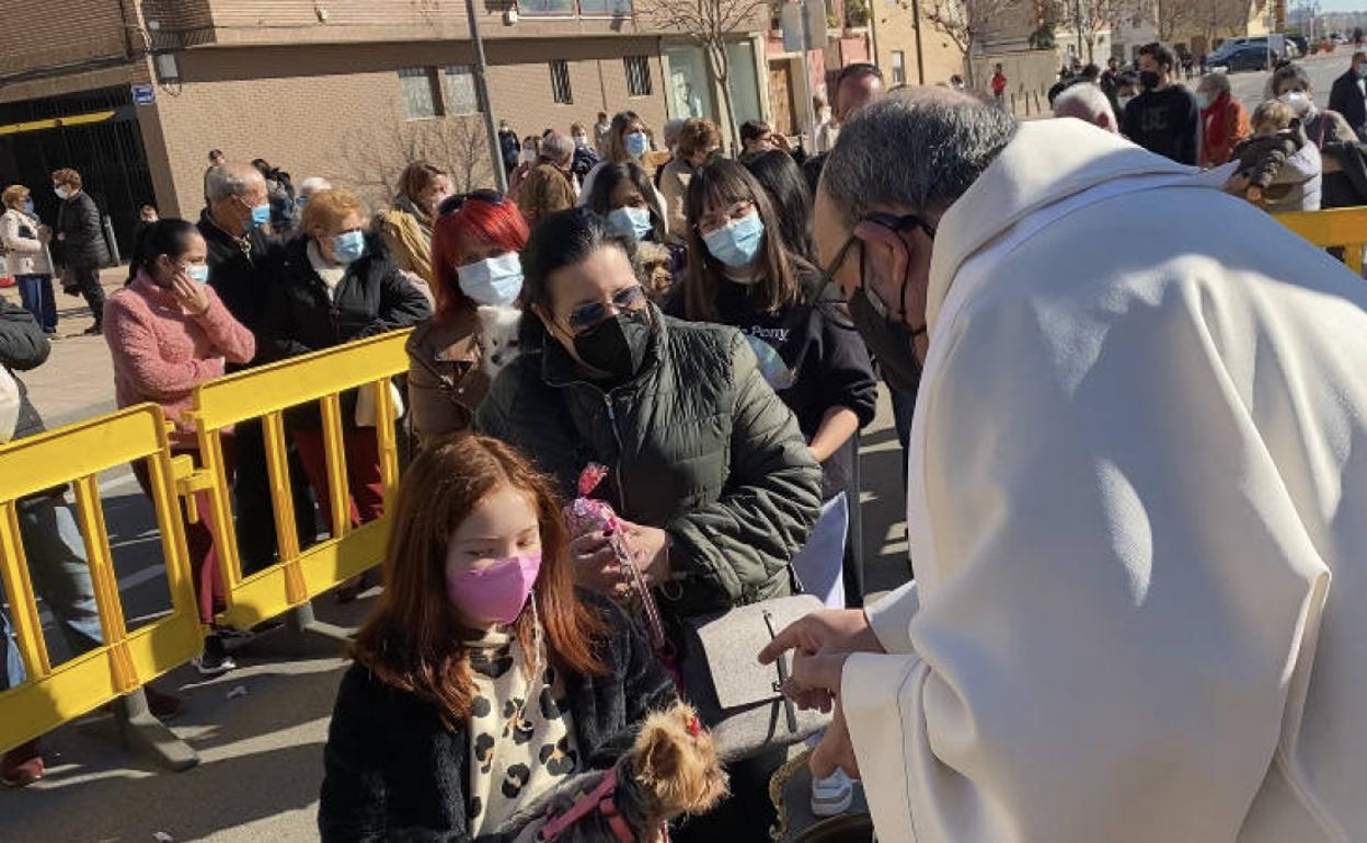 La bendición de animales en Quart de Poblet. 