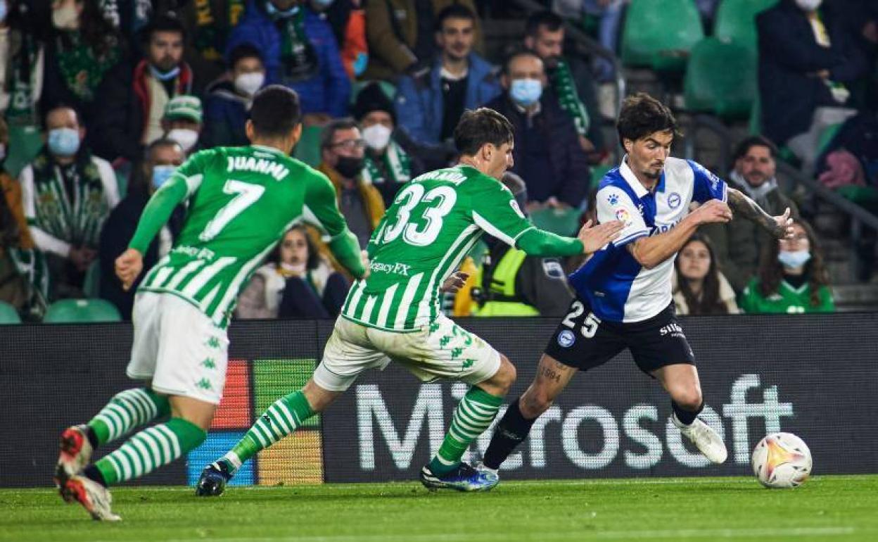 Jason, en el partido contra el Betis