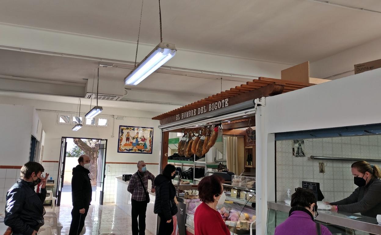 Imagen del Mercado municipal de l'Alcúdia de Crespins. 