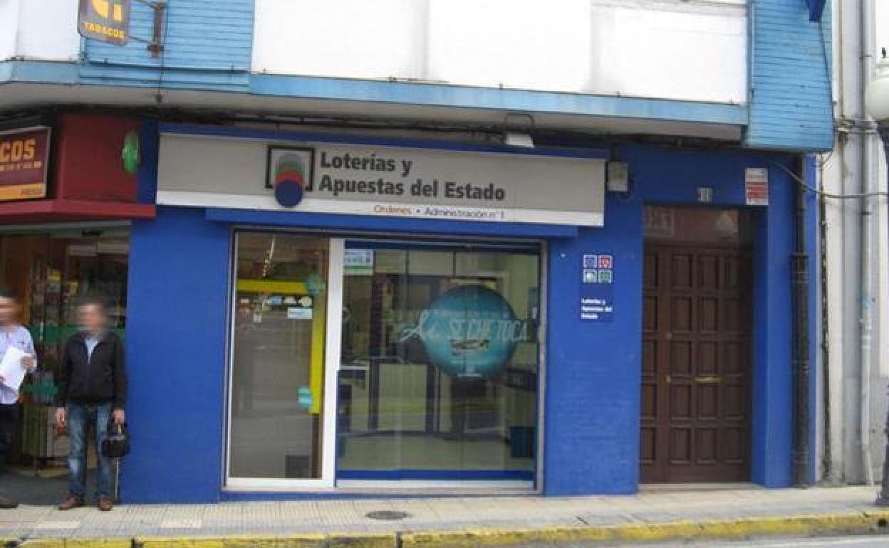 Una administración de Loterías y Apuestas del Estado. 