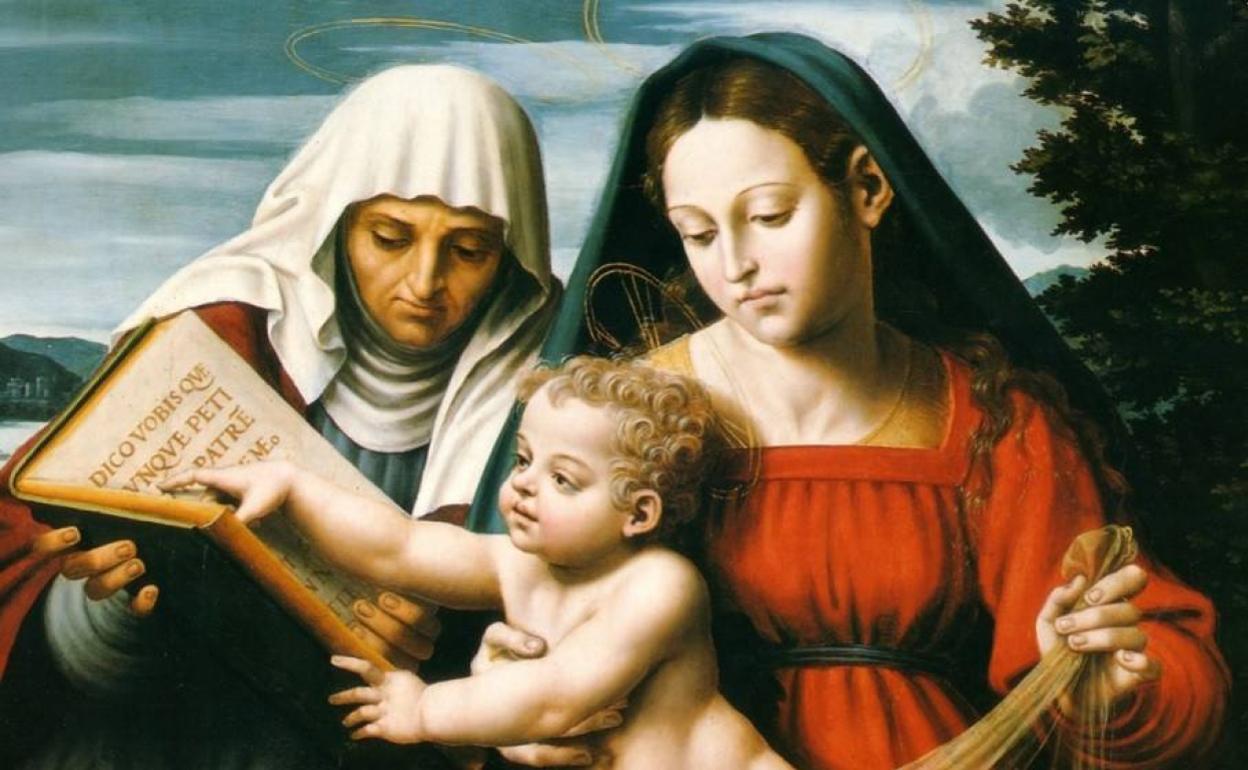 'Santa Ana con la Virgen y el Niño', del famoso pintor Joan de Joanes. 