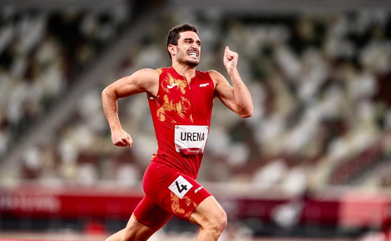 El atleta Jorge Ureña, durante una de sus últimas competiciones