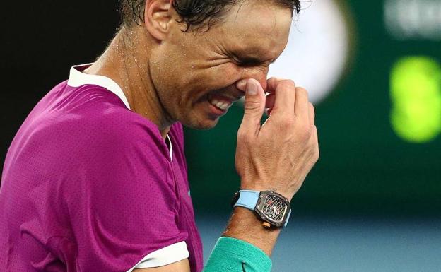 Rafa Nadal ha usado un reloj Richard Mille, su modelo fetiche, en Australia