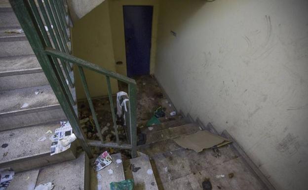 Galería. El aparcamiento subterráneo de Tres Cruces 