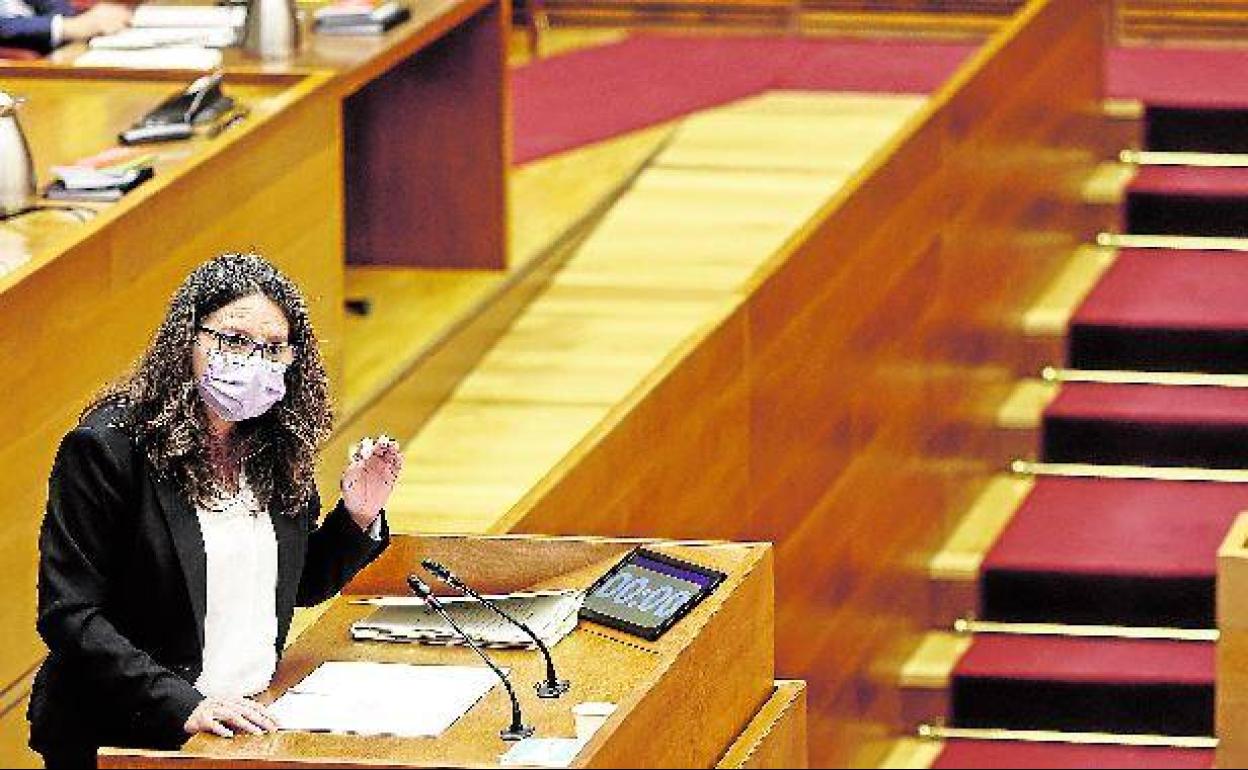 Comparecencia Oltra | El PSOE y sus socios evitan que el Congreso investigue a Oltra por los abusos a menores
