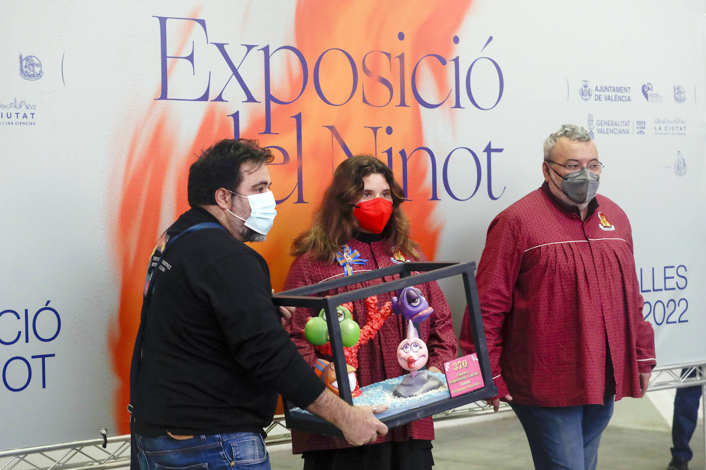 Primeros ninots en llegar a la Exposició del Ninot. 