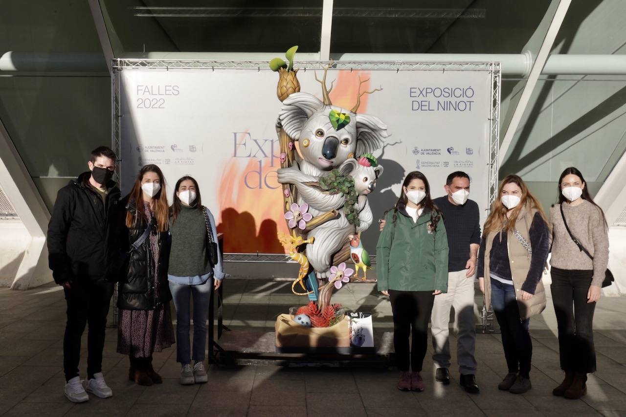 Primeros ninots en llegar a la Exposició del Ninot. 