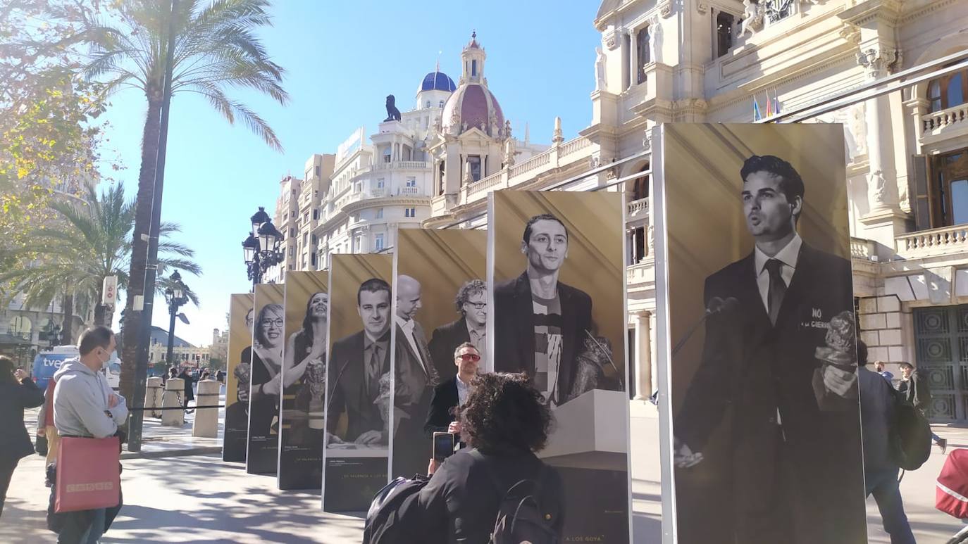 Fotos: Los Goya transforman la plaza del Ayuntamiento de Valencia