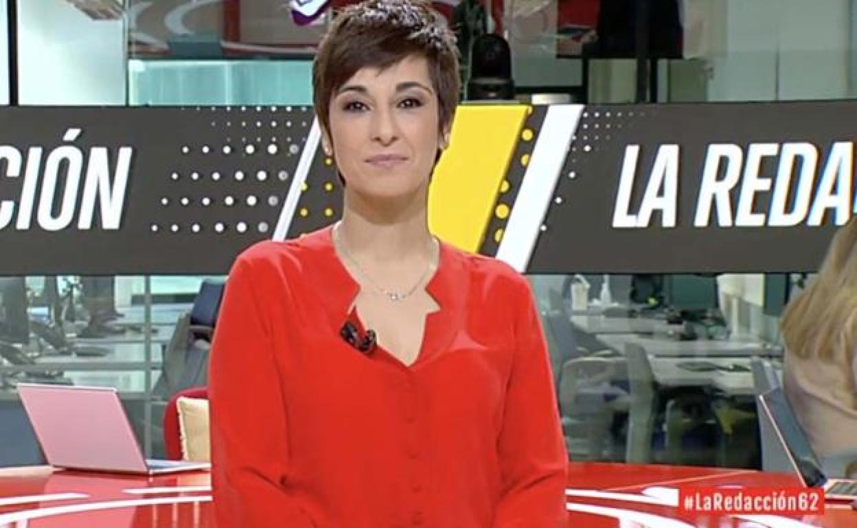 Adela González Acuña en el plató de 'La Redacción'.