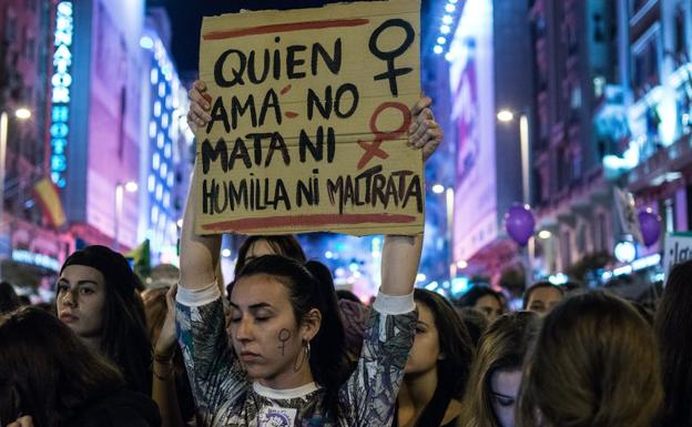 Manifestación del 8 de marzo de 2017 en Madrid.