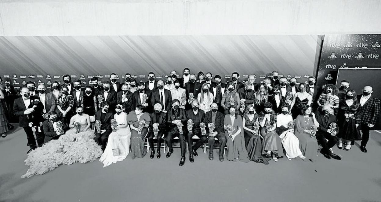 Los ganadores de la 36ª edición de los Premios Goya. iván arlandis