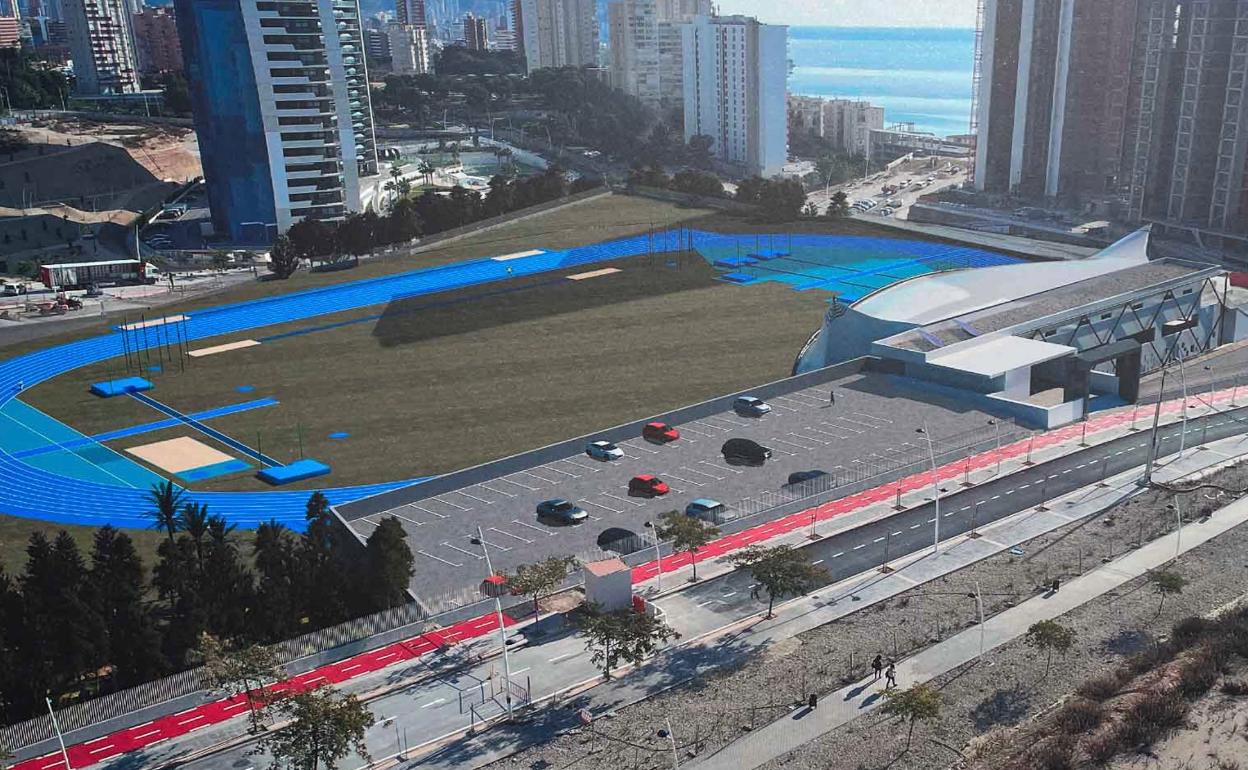 Proyección de la nueva instalación que se construirá en Benidorm