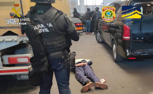 Galería. Momento de la detención. 