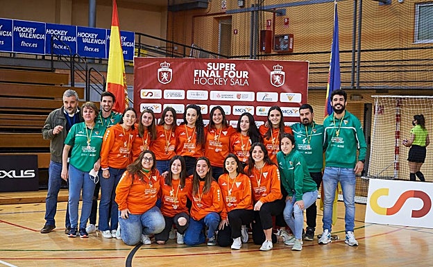 Equipo femenino que ha logrado la medalla de bronce. 