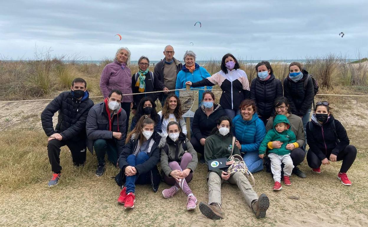 Los voluntarios que participaron en la tercera jornada. 