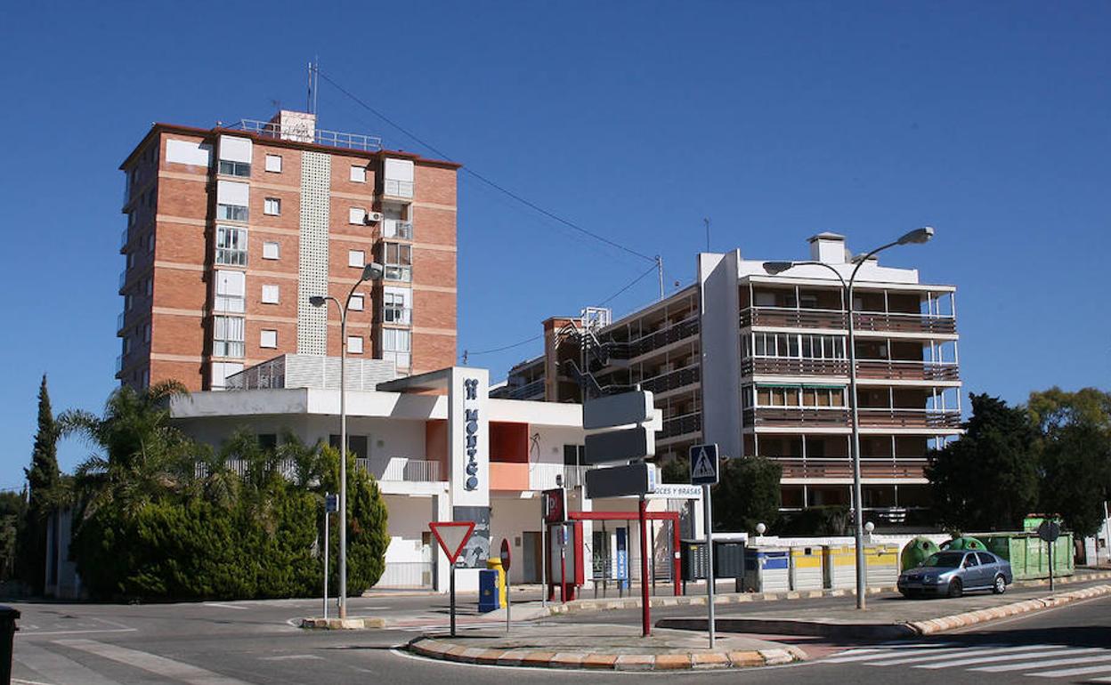 La zona de la que se ha retirado la antena de telefonía al no renovar el contrato. 