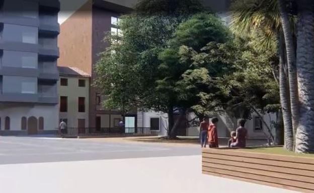 Vídeo: Así quedará el entorno del Ayuntamiento de Gandia tras las obras que arrancan en junio