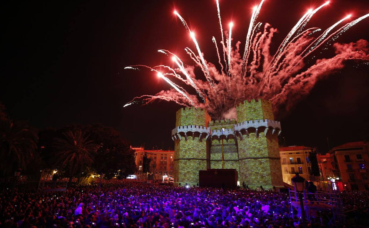 Crida de las Fallas en Valencia. 