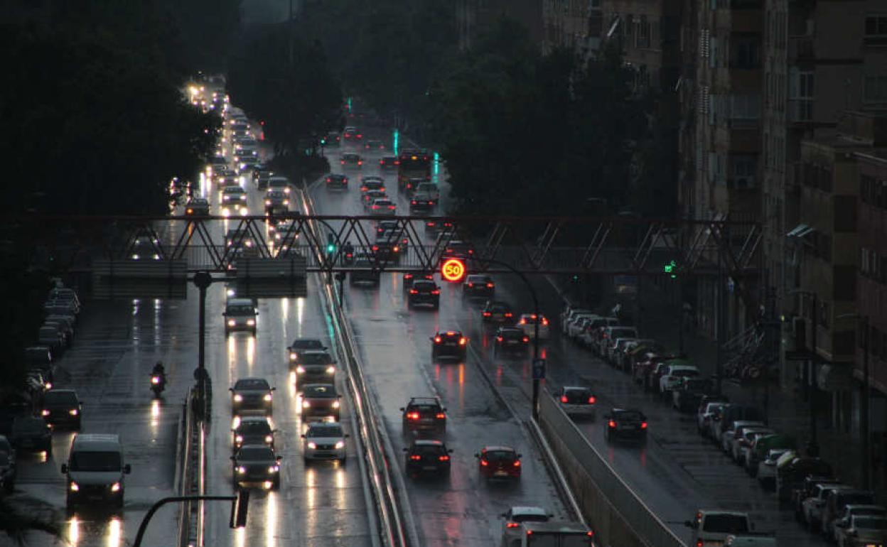 Lluvia en Valencia.