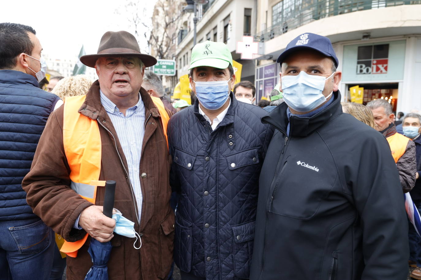 Fotos: Una tractorada recorre la ciudad de Valencia