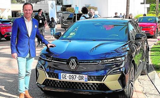 El director general de Renault España, durante la presentación.