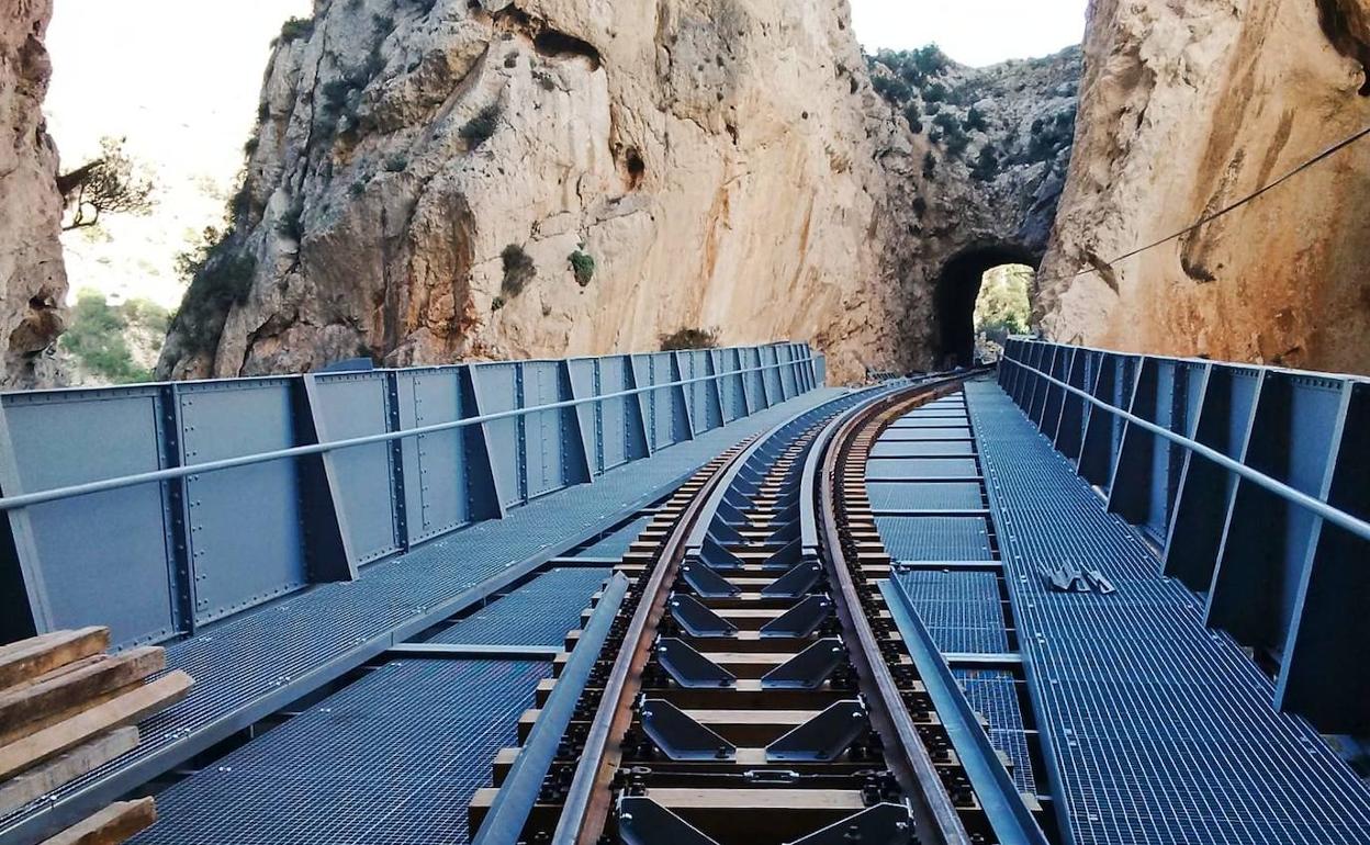 El viaducto del Mascarat en el que se van a hacer pruebas de monitorización. 