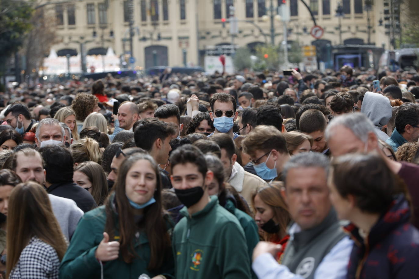 Fotos: Así ha sido la mascletà por Ucrania del 5 de marzo