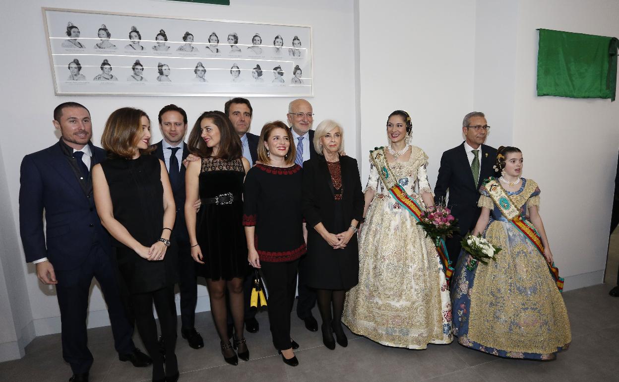 Inauguración del casal de la falla Convento, en una imagen de archivo