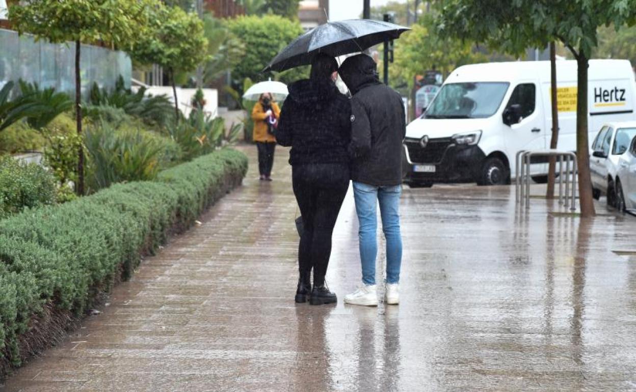 Lluvia en marzo. 