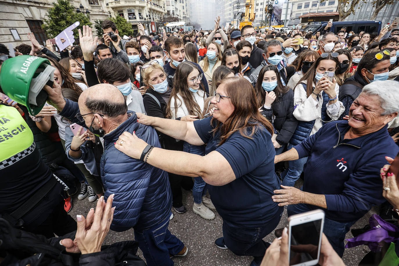 Fotos mascletà 8M: Así ha sido la mascletà del 8M de las Fallas de 2022