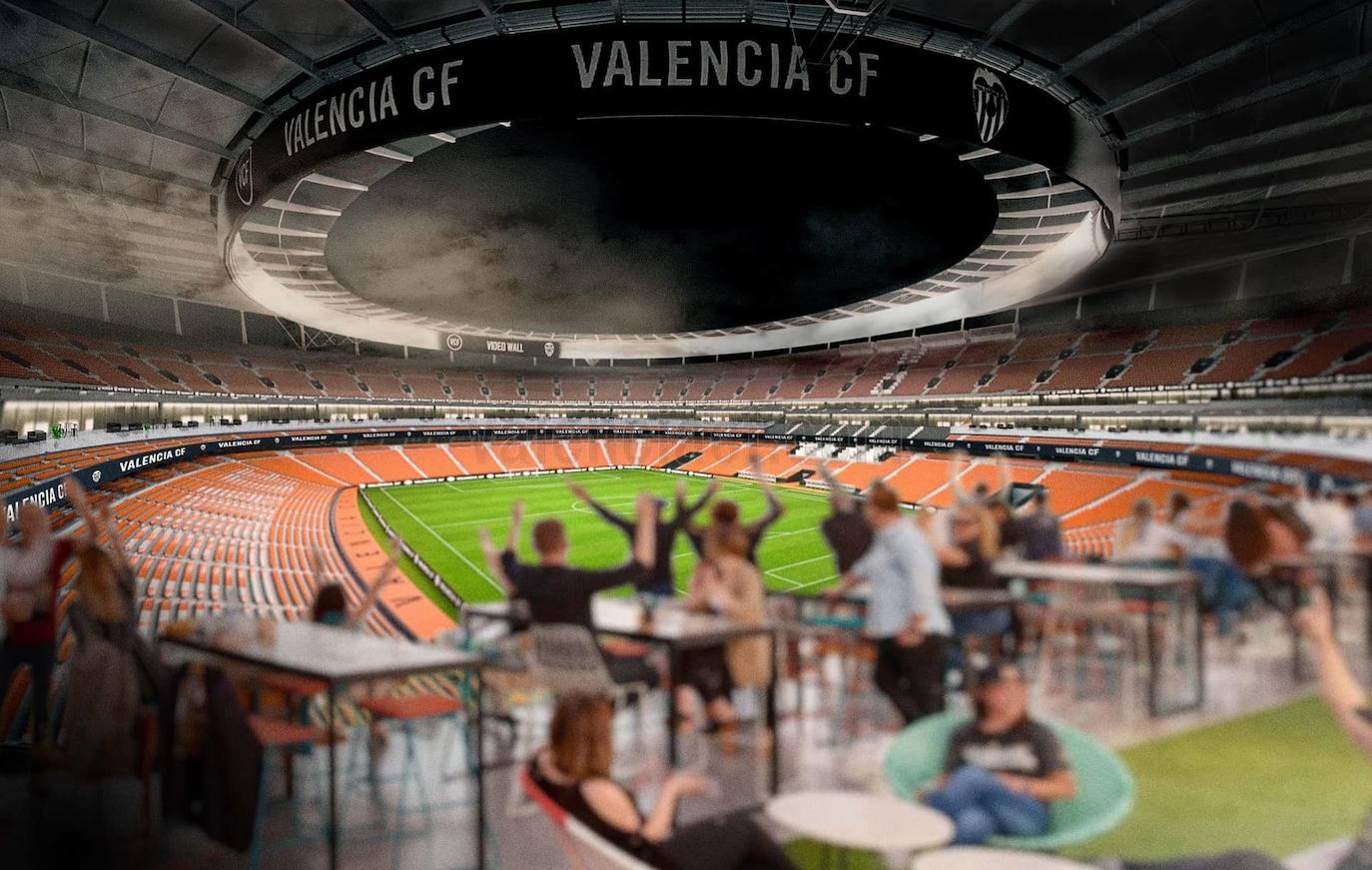 Fotos: Así será por dentro el Nuevo Mestalla