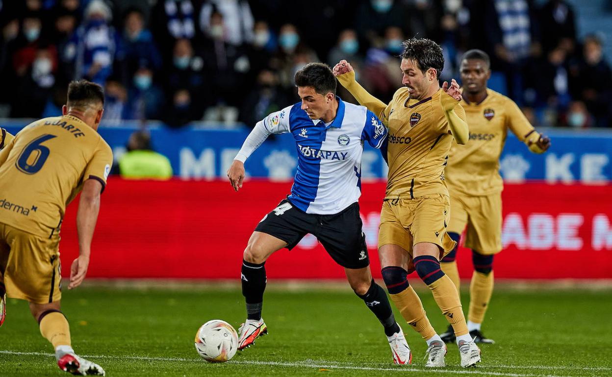 José Campaña, durante un partido de esta temporada.