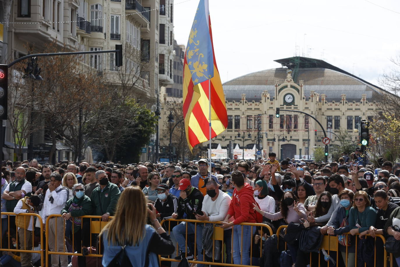 Mascletà de este domingo en Valencia.