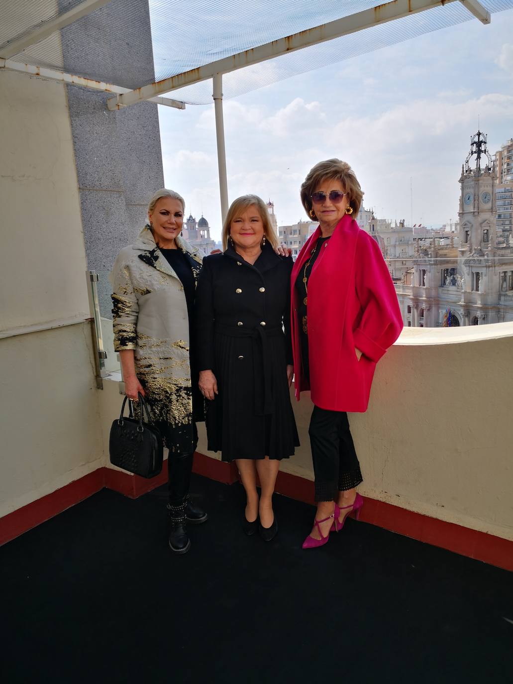 Laura Fitera, Carmen de Rosa y Amparo Lacomba.