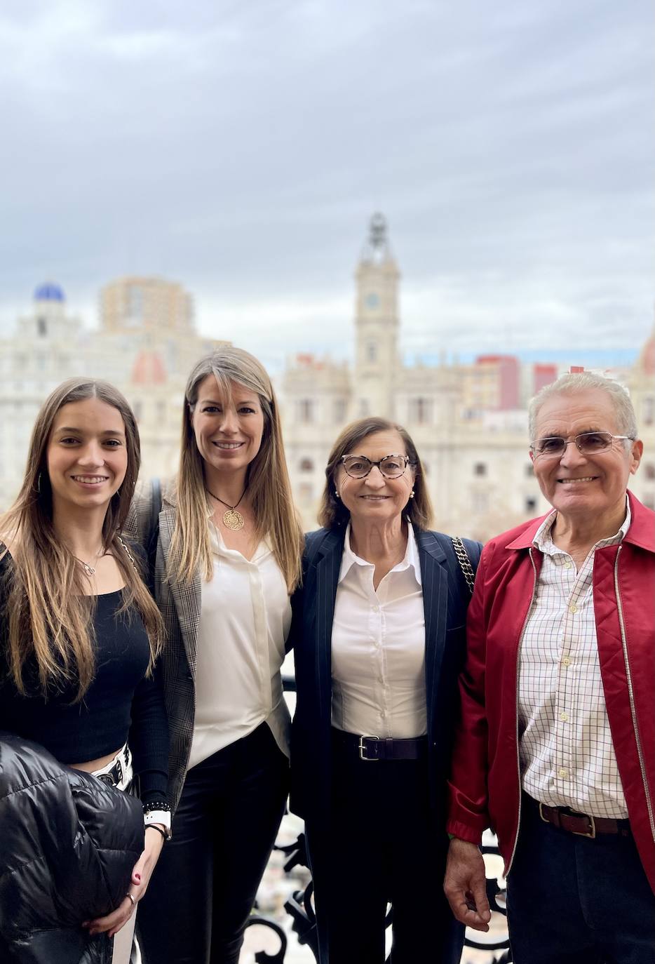 Julia Carrau, Maribel Vilaplana, Conchín Navasquillo y Joaquín Ros.