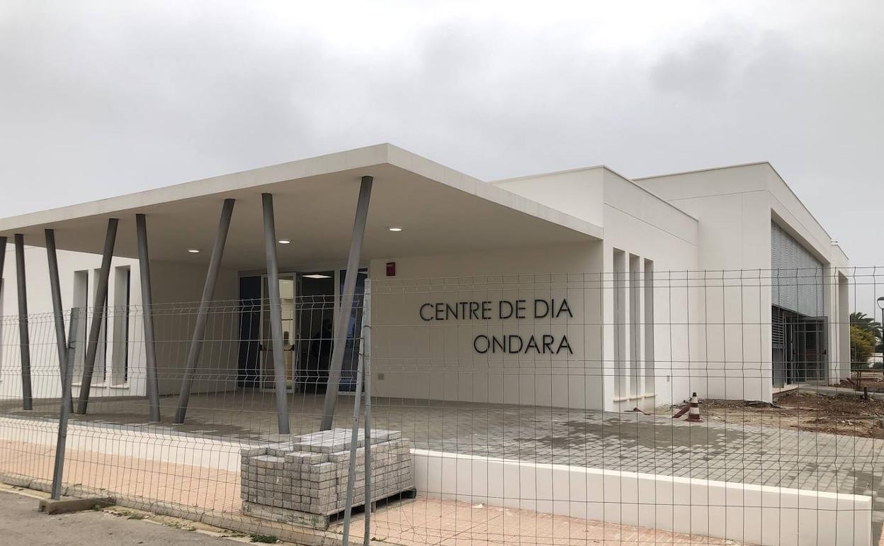 El Centro de Día de Ondara, este martes, día en que se recepcionaron las obras. 