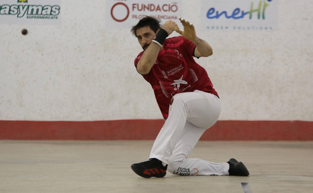 Soro III, durante la partida de este viernes en Vila-real. 