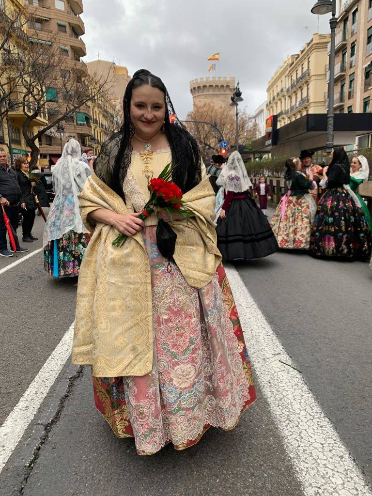 La vicepresidenta Oltra, en la Ofrenda 2022 