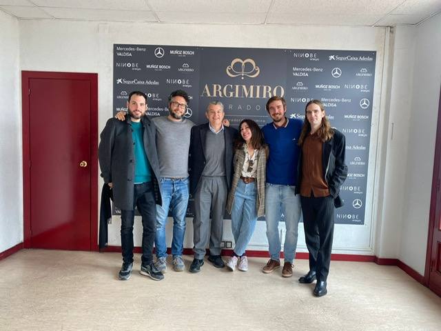 Alberto Evangelio, Juanjo Moscardó, Argimiro Aguilar, Ana Ramón Rubio y los hermanos Polo.