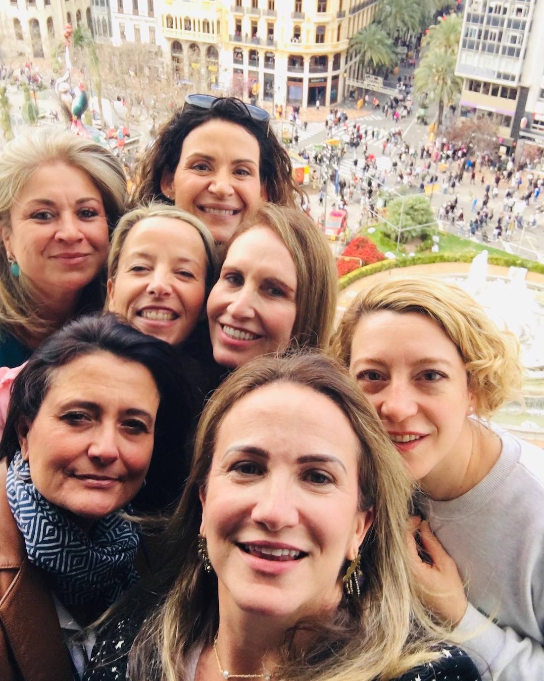 Mónica Durá, Teresa Almerich, Susana Sancho, Isabel Andrés, Vanessa Baviera, Arantxa Torres y Cristina Martí.