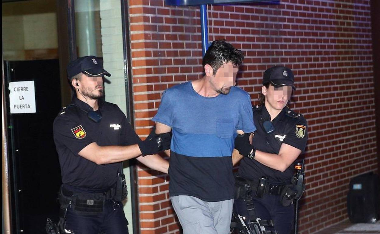 Detención de Tomás J.R, asesino de la cirujana María Pilar, que estaba dentro del VioGén, en 2019.