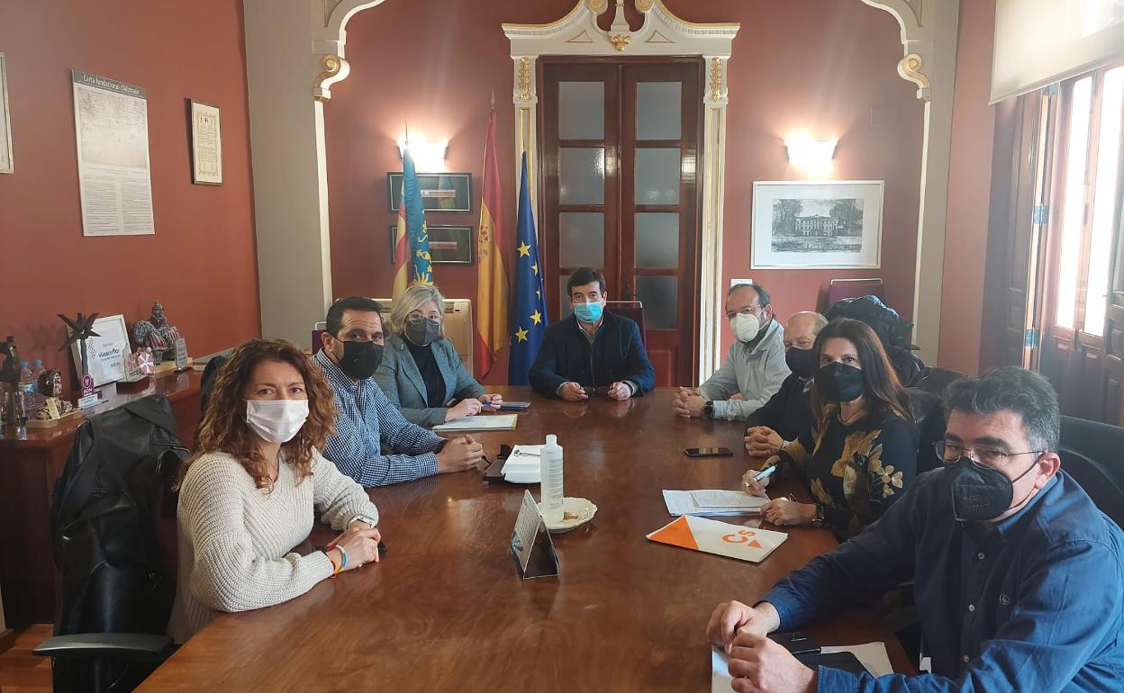 Reunión del comité provincial de Ciudadanos en Alboraya. 