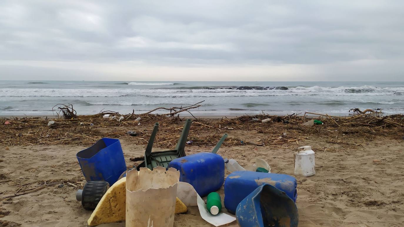 Fotos: Los efectos del temporal en el litoral valenciano