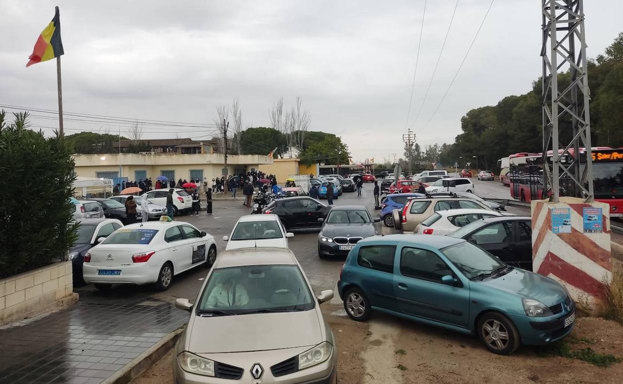 Centro examinador de Tráfico en El Saler. 