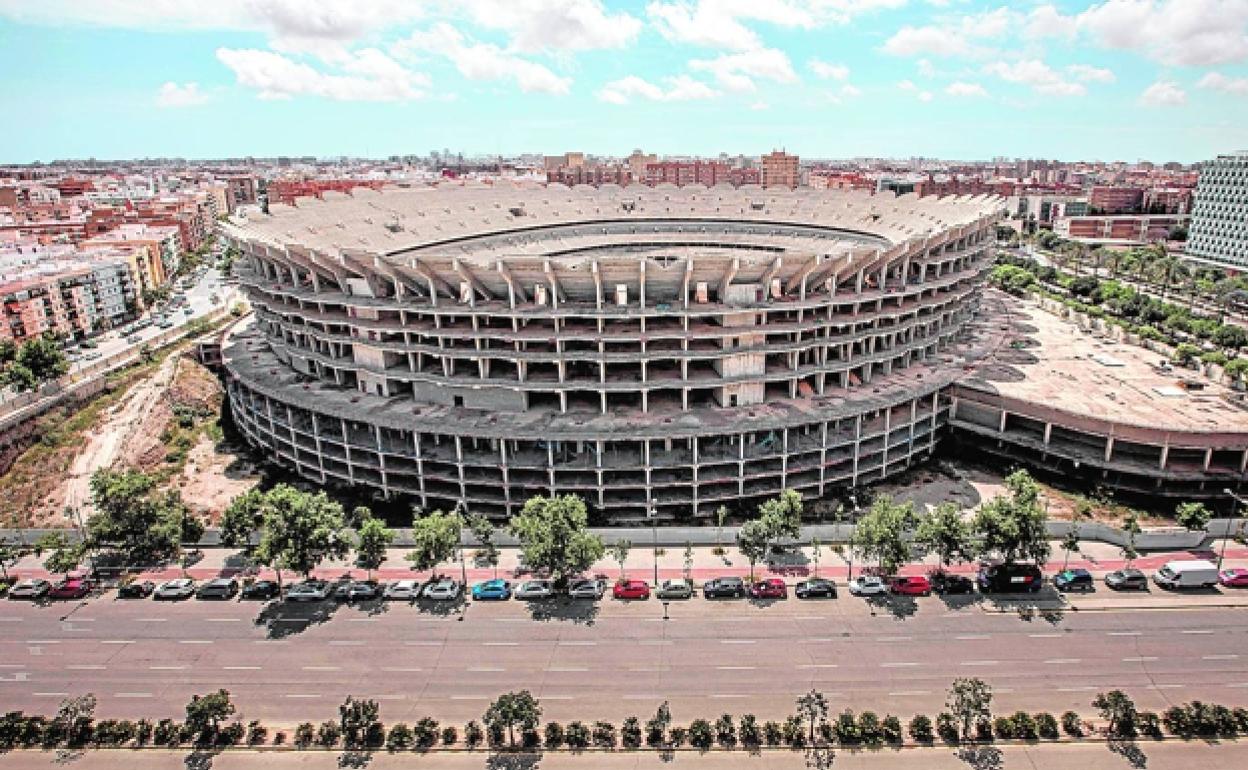 El Nuevo Mestalla, parado desde 2009