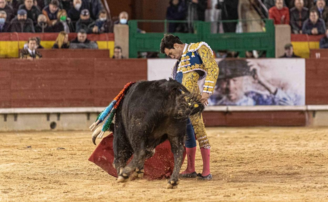 Rufo durante su actuación en Castellón. 