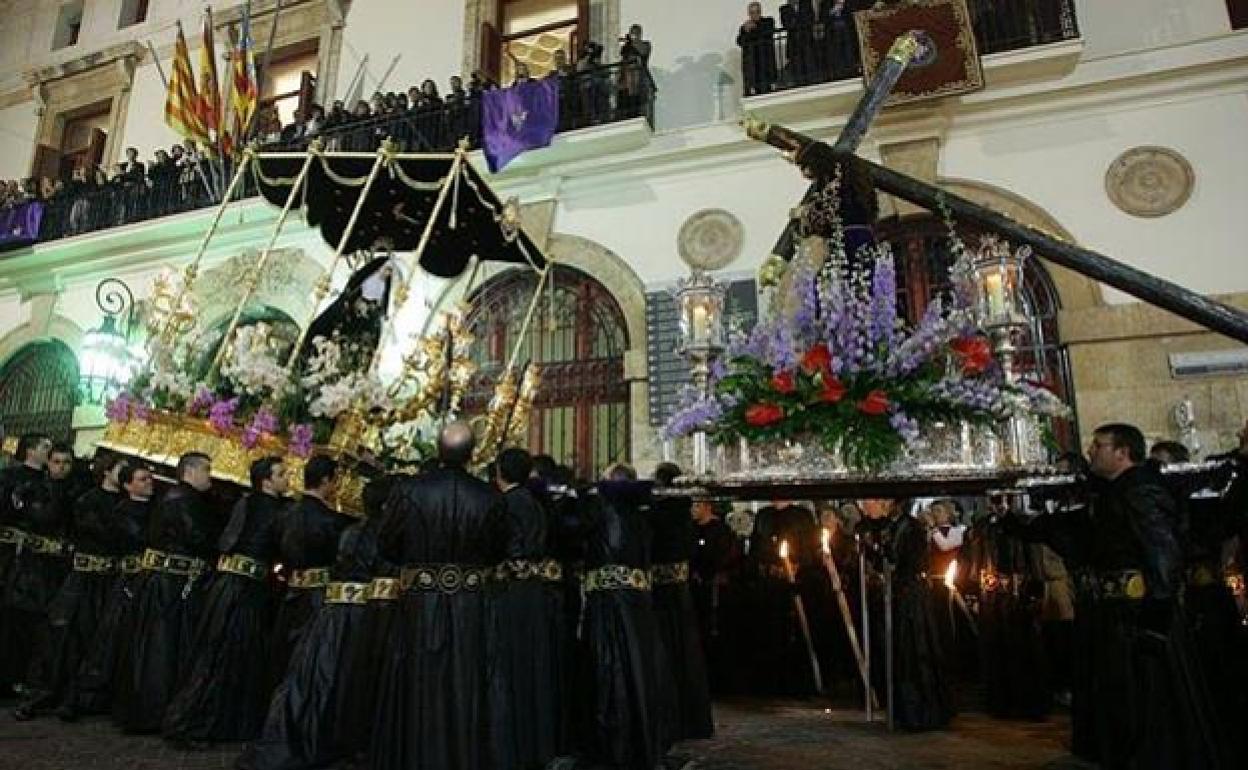 Procesión de la cofradía, en una imagen de archivo. 